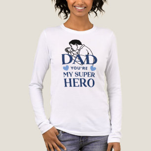 Dad You Are My Superhero T-Shirt Tri-Blend Shirt