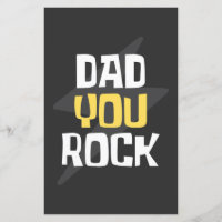 Dad You Rock - Father's Day / Birthday Gift