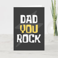 Dad You Rock - Father's Day / Birthday Gift