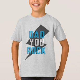 Dad You Rock Kids Shirt