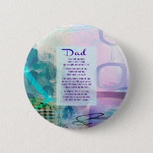 Dad, You Stood Beside Me - Sympathy 6 Cm Round Badge