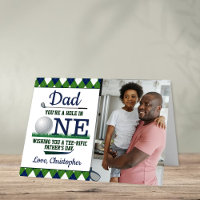 Dad You're A Hole In One Father's Day Photo