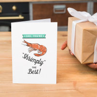 Dad, You're Shrimply The Best! Funny Birthday