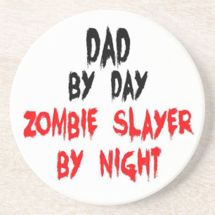 Dad Zombie Slayer Coaster