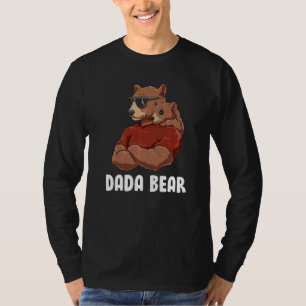 Dada Bear  Dad Kids Daughter Son Papa Bear T-Shirt