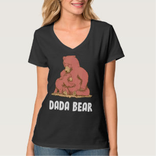 Dada Bear   Dad Kids Daughter Son Papa Bear T-Shirt