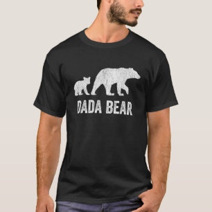 Dada Bear Matching Family Camping Trip Bear Cub Fu T-Shirt
