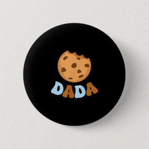 Dada Cookies Milk Sweet One 1st Birthday Family Ma 6 Cm Round Badge