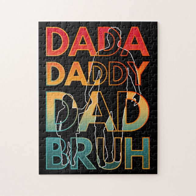 DADA DADDY DAD BRUH JIGSAW PUZZLE (Vertical)