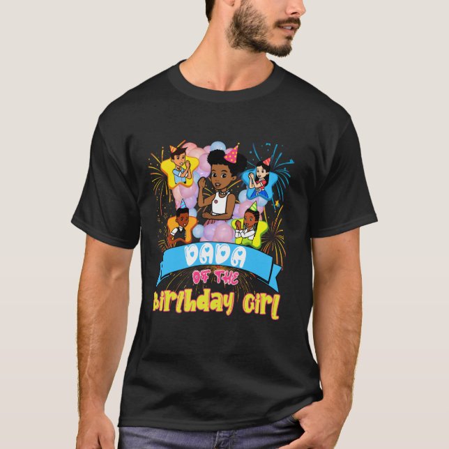 Dada Gracie s Corner Birthday Dolls Cute Party Gif T-Shirt (Front)