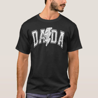 Dada Lightning Bolt Chequered Fathers Day vintage T-Shirt