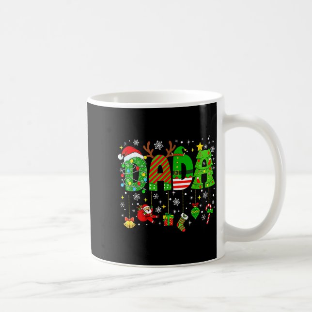 Dada Matching Funny Christmas Family Couple Xmas S Coffee Mug (Right)