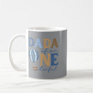 Dada Of Mr Onederful 1st Birthday Boy Hot Air Coffee Mug