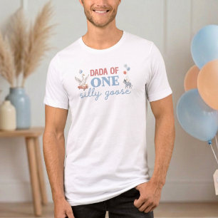 Dada of One Silly Goose 1st Birthday Father Shirt