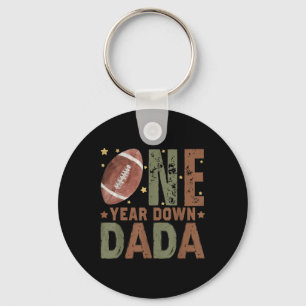 Dada Of The 1 Year Old Football 1st Year Down Birt Key Ring