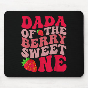 Dada Of The Berry First Birthday Of Girl Strawberr Mouse Pad