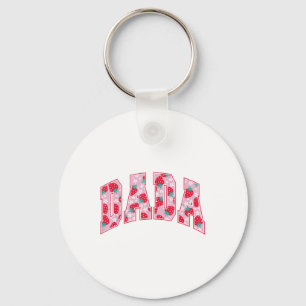 Dada Of The Berry First Birthday Strawberry Family Key Ring