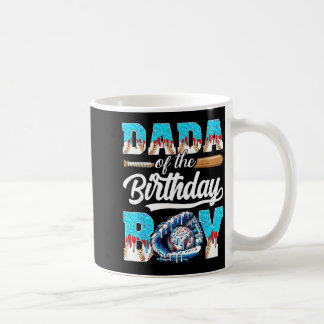Dada of the birthday boy baseball ice cream drip coffee mug