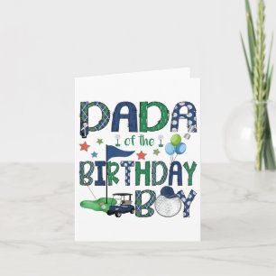 Dada Of The Birthday Boy Hole In One Golf Lover _1 Card