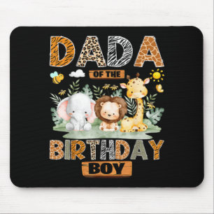 Dada of The Birthday Boy Safari Jungle Wild Mouse Pad
