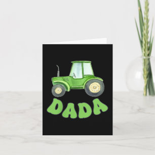Dada Of The Birthday Boy Tractor Farm Trucks Famil Card