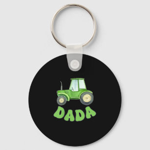 Dada Of The Birthday Boy Tractor Farm Trucks Famil Key Ring