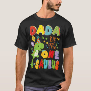 Dada Of The One-A-Saurus 1St Birthday Boy T-Shirt