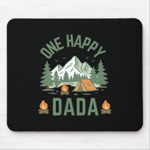 Dada one happy camper 1st birthday camping mouse pad
