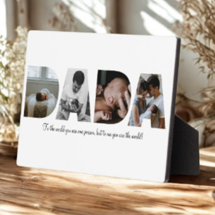 Dada Photo Collage Plaque for Father's day