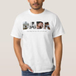 Dada Photo Collage Shirt for Father's day<br><div class="desc">This is a shirt with a photo collage that spells out the word DADA along with a custom message. This is the perfect gift for dad for father’s day,  his birthday or Christmas.</div>