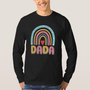 Dada Rainbow Birthday Party Dada Matching Family R T-Shirt