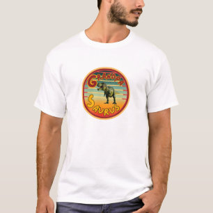 Dada Saurus T-Rex Dad Dinosaur Funny Fathers Gift T-Shirt