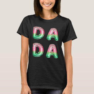 Dada Watermelon Summer One In A Melon Father Party T-Shirt