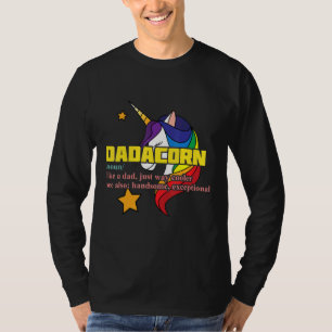 Dadacorn - Magical Rainbow Unicorn Horse Family - T-Shirt
