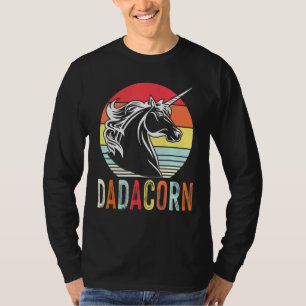 Dadacorn - Magical Rainbow Unicorn Horse Family - T-Shirt