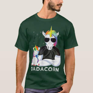 Dadacorn Muscle Unicorn Dad Baby, Daughter, Christ T-Shirt
