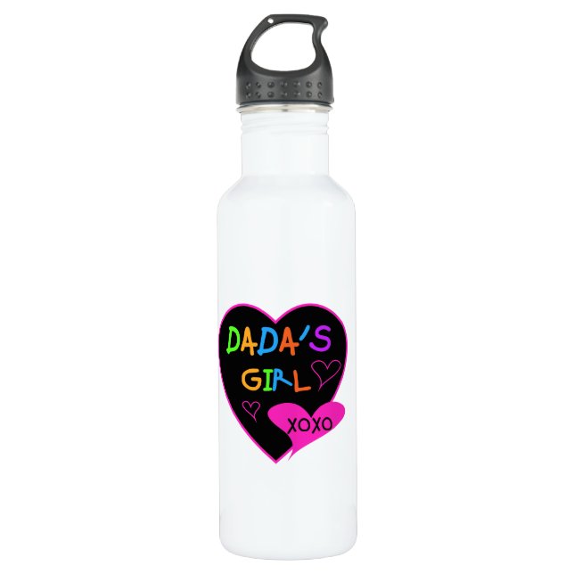 Dada's Girl T-Shirt, Mug, Button, Magnet, More 710 Ml Water Bottle (Front)