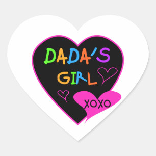 Dada's Girl T-Shirt, Mug, Button, Magnet, More Heart Sticker