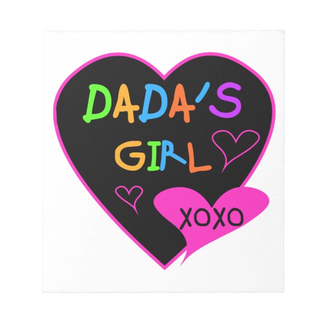 Dada's Girl T-Shirt, Mug, Button, Magnet, More Notepad (Front)