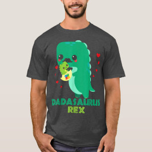 Dadasaurus Rex Autism Awareness Month Autistic ADH T-Shirt