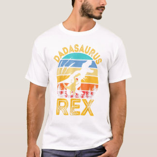 Dadasaurus Rex Dinosaur Fathers Day T-Shirt