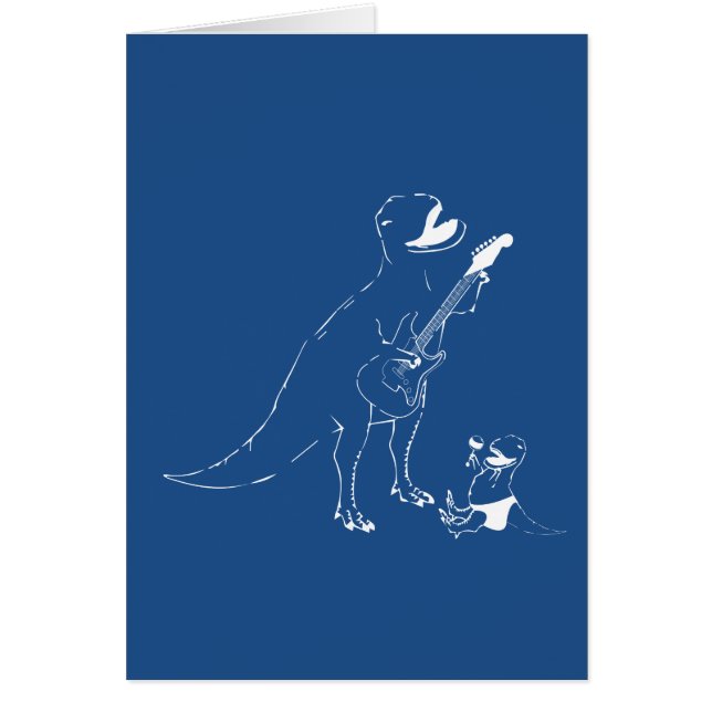 Dadasaurus Rox! Dad and Baby Dinosaur Rock Out (Front)