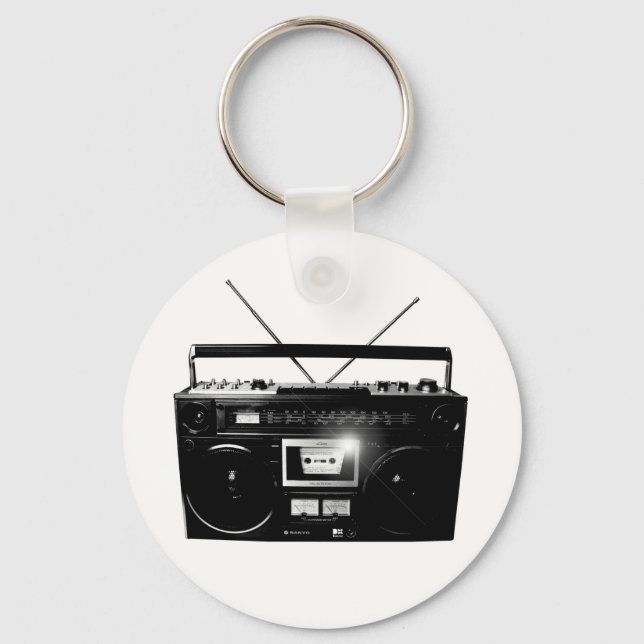 Dadawan Ghettoblaster boombox 1980 Key Ring (Front)