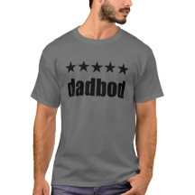 Dadbod Men's Basic Bella Canvas T-Shirt, White