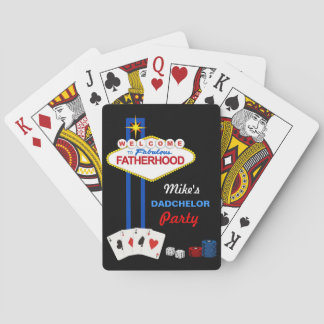Dadchelor Party Personalised Playing Cards