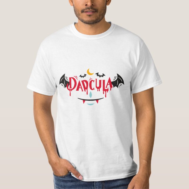 Dadcula Halloween  T-Shirt (Front)