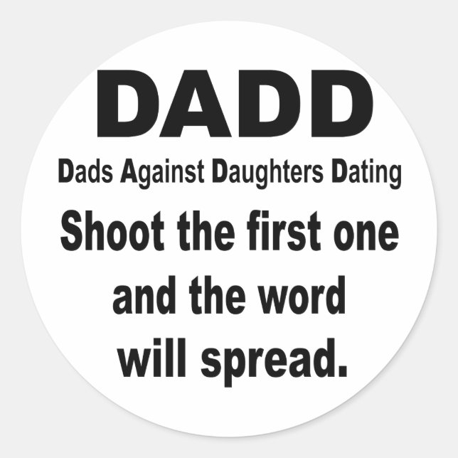 DADD CLASSIC ROUND STICKER (Front)