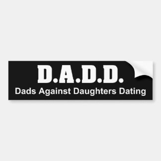 DADD on Black Bumper Sticker