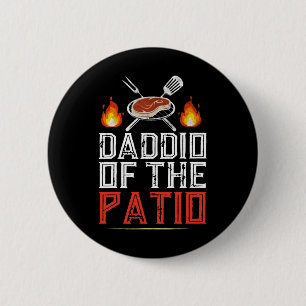 Daddio Of The Patio Bbq 6 Cm Round Badge