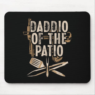 Daddio Of The Patio Dad Bbq Grilling Smoking Meat Mouse Pad